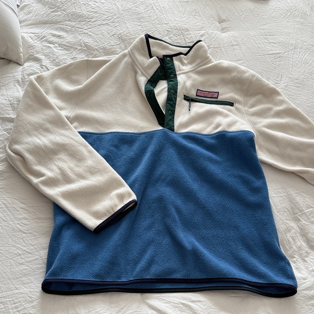 Vineyard Vines Two Tone Fleece Jacket